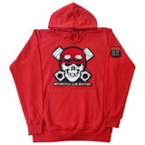 Men Moto Club Chenille Hoodie