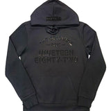 Men The Original -RAW- Black Silicone Hoodie