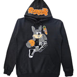 Men Rabbit Chenille Hoodie