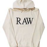 Men RAW 3D Black Chenille Hoodie