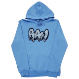 Men RAW Drip Aqua Bling Hoodie