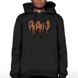 Men RAW Drip Gold Bling Hoodie