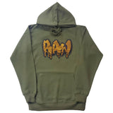 Men RAW Drip Gold Bling Hoodie