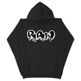Men RAW Drip Black Chenille Hoodie