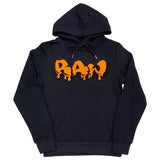 Men RAW Drip Orange Chenille Hoodie