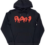 Men RAW Drip Tangerine Chenille Hoodie
