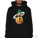 Men RAW Pockets Chenille Hoodie