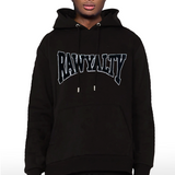Men Rawyalty Black Chenille Hoodie