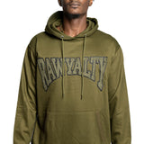 Men Rawyalty Olive Chenille Hoodie