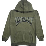 Men Rawyalty Olive Chenille Hoodie