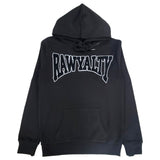 Men Rawyalty Black Chenille Hoodie