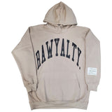 Men Rawyalty Authentic Black Puff Print Hoodie