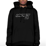 Men Rawyalty Dept Black Chenille Hoodie