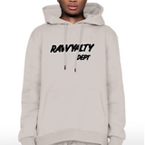 Men Rawyalty Dept Black Chenille Hoodie