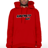 Men Rawyalty Dept Black Chenille Hoodie