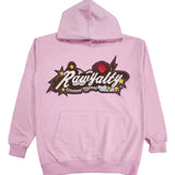 Men Rawyalty Unusual Suede Hoodie