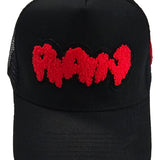 Men RAW Drip 23 Red Chenille Hat
