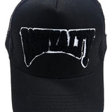 Men Rawyalty Black Chenille Dice Embroidery Hat