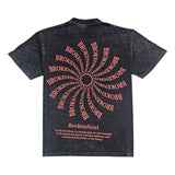 Men Broken Soul Spiral Oversize T-Shirt