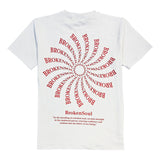 Men Broken Soul Spiral Oversize T-Shirt