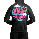 Men RAW Post Human Vs The World Chenille Hoodie and Joggers Set