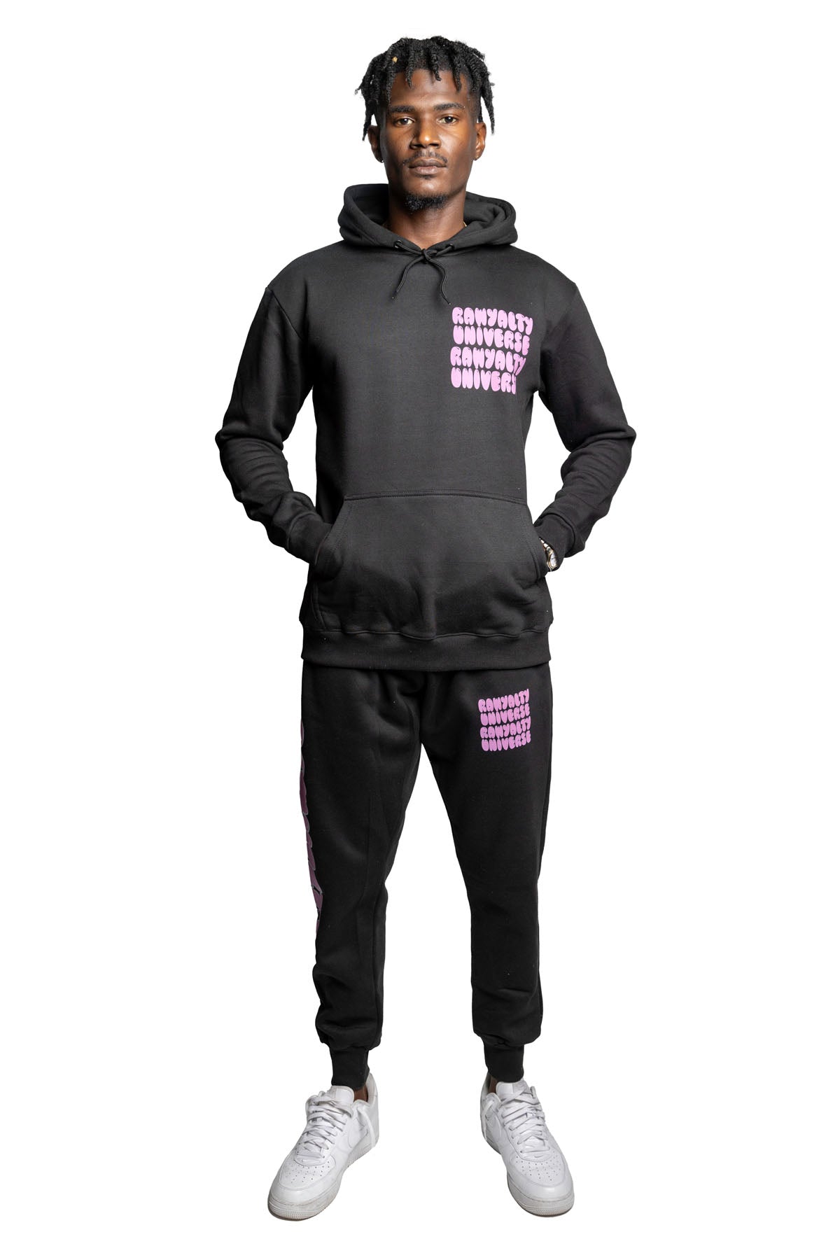 Men Rawyalty Into The Dark Hoodie and Jogger Set