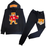 Men Rawyalty Tiger Chenille Hoodie and Joggers Set