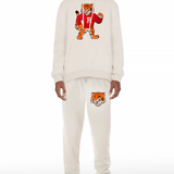 Men Rawyalty Tiger Chenille Hoodie and Joggers Set
