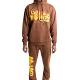 Men Feelings Hoodie and Stacked Jogger Set