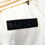 Men 007 RAWYALTY Black Rubberized Oversized T-Shirt and Cotton Shorts Set