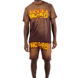 Men Feelings T-Shirt and Cotton Shorts Set