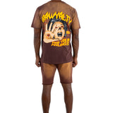 Men Feelings T-Shirt and Cotton Shorts Set