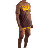Men Feelings T-Shirt and Cotton Shorts Set