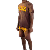 Men Feelings T-Shirt and Cotton Shorts Set