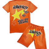 Men Members Only T-Shirt and Cotton Shorts Set