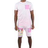 Men Rawyalty Into The Dark T-Shirt and Cotton Shorts Set