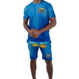 Men RAW Space Voyage T-Shirt and Cotton Shorts Set