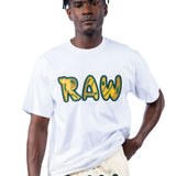 Men 003 RAW Green/Yellow 3D Embroidery T-Shirt