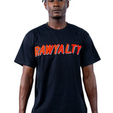 Men 004 RAWYALTY Red 3D Embroidery T-Shirt