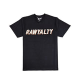 Men 004 RAWYALTY White 3D Embroidery T-Shirt