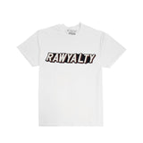 Men 004 RAWYALTY White 3D Embroidery T-Shirt