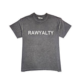Men 007 RAWYALTY White Rubberized T-Shirt