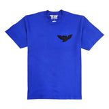 Men Broken Soul Black Chenille T-Shirt