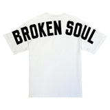 Men BROKEN SOUL BS1 Black Silicone T-Shirt