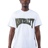 Men Rawyalty Olive Green Chenille T-Shirt