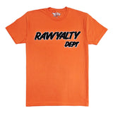 Men Rawyalty Dept Black Chenille T-Shirt