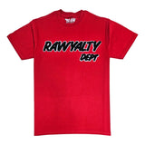 Men Rawyalty Dept Black Chenille T-Shirt
