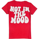 Women Not In The Mood White Chenille T-Shirt