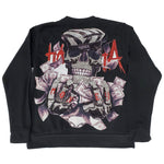 HATA Skull Hand Made Sequin Long Sleeves - Black - Rawyalty Clothing