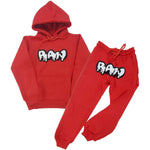 Kids RAW Drip White Chenille Hoodie and Jogger Set - Rawyalty Clothing